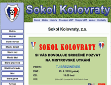 Tablet Screenshot of foto.sokolkolovraty.cz